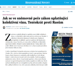 Jak se ve sněmovně peče zákon uplatňující kolektivní vinu. Tentokrát proti Rusům
